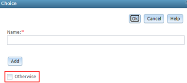 Otherwise route option Otherwise route option